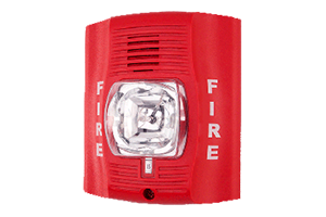 Fire horn strobe alarm