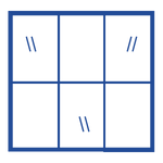 BDA Low-E Glass Windows Dark Blue